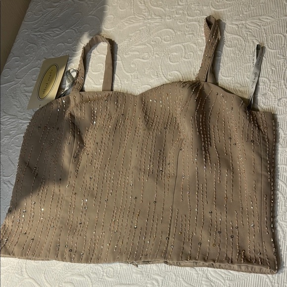 Alfred Angelo High/low sequin skirt and 2 top set. 16/18. NWT - Picture 10 of 15